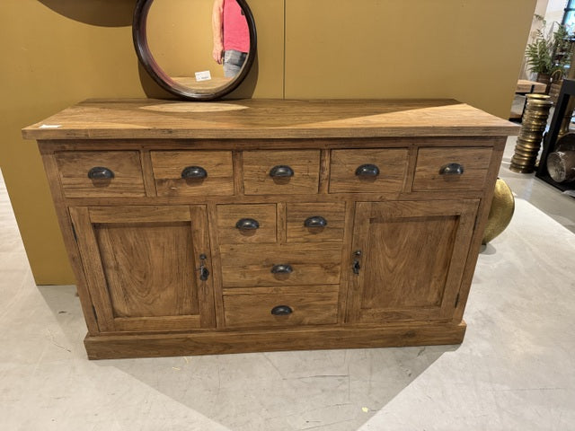 Sideboard braun Teak, Anrichte Teak, Breite 150 cm