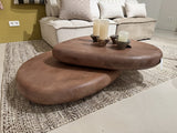 Couchtische ausziehbar-drehbar, Couchtisch braun Holz, Breite 100 cm