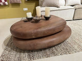 Couchtische ausziehbar-drehbar, Couchtisch braun Holz, Breite 100 cm