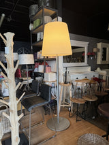 Garten Stehleuchte aus Kunststoff, Outdoor Stehlampe weiß, Höhe 185 cm