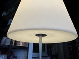 Garten Stehleuchte aus Kunststoff, Outdoor Stehlampe weiß, Höhe 185 cm