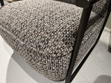 Sessel taupe-grau, Sessel Metall-Gestell, Breite 78 cm