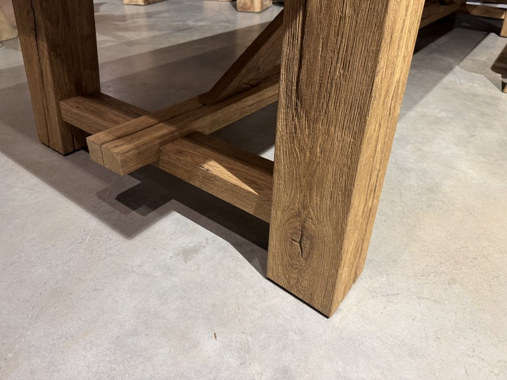 Esstisch Alteiche, Esstisch Altholz Eiche Landhaus, Tisch Alteiche Landhausstil, Länge 280 cm