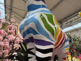 Giraffe bunt, Deko-Giraffe bunt, Höhe ca. 200 cm