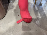 Giraffe lila, Deko-Giraffe lila, Höhe ca. 200 cm
