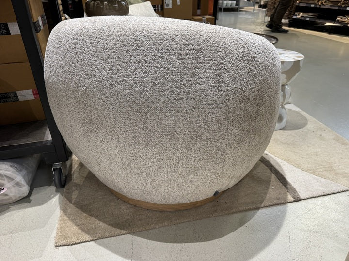 Sessel grau-beige, drehbarer Sessel, Breite 87 cm