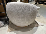 Sessel grau-beige, drehbarer Sessel, Breite 87 cm