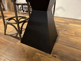 Bartisch rund Alteiche, Stehtisch rund Altholz Eiche, Bartisch Alteiche, Durchmesser 130 cm