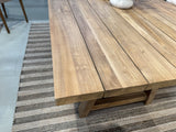 Gartentisch Teak Naturholz, Esstisch Holz Teak, Länge 200 cm