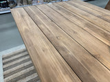 Gartentisch Teak Naturholz, Esstisch Holz Teak, Länge 200 cm