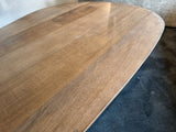 Esstisch Naturholz-Farbe oval, Tisch oval, Länge 260 cm