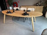 Esstisch Eiche oval, Tisch oval Eiche, Länge 240 cm