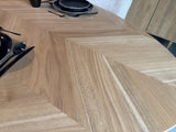 Esstisch Eiche oval, Tisch oval Eiche, Länge 240 cm