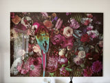 Bild Multicolor, Glas Bild bunt, Breite 160 cm