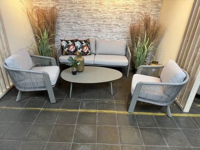 Loungeset 4-teilig anthrazit