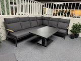Loungsofa anthrazit, Gartensofa anthrazit, Lounge grau-anthrazit