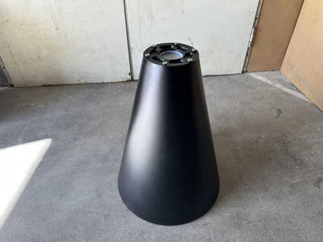 Tischgestell schwarz für einen runden Tisch, Tischfuß schwarz, Tischgestell schwarz rund, Breite 55-110 cm