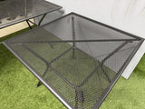 Gartentisch Metall, Metall Tisch, Metall-Gartentisch quadratisch, Maße 90x90 cm