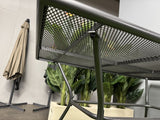 Gartentisch Metall, Metall Tisch, Metall-Gartentisch, Maße 145x90 cm