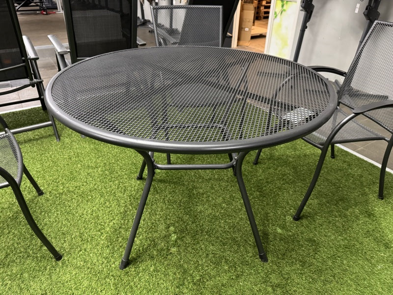 Gartentisch Metall rund, Metall Tisch rund, Metall-Gartentisch rund, Durchmesser 105 cm