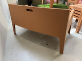Gartenbank Terrakotta Kunststoff, Breite 119 cm