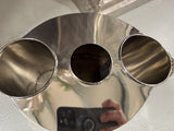 Champagner-Kühler oval, Farbe Silber, Sektkühler, Weinkühler, Ø 45 cm