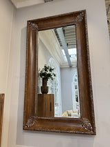 Wandspiegel braun, Wandspiegel XL, Maße 220x125 cm