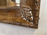 Wandspiegel braun, Wandspiegel XL, Maße 220x125 cm