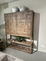 Wohnzimmerschrank Eiche, Schrank Eiche, Breite 150 cm