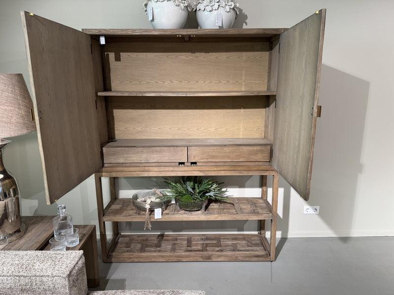 Wohnzimmerschrank Eiche, Schrank Eiche, Breite 150 cm