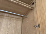 Kleiderschrank Alt-Eiche, Schrank Eiche, Breite 120 cm