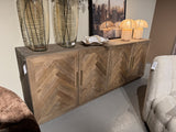 Sideboard Alt-Eiche, Anrichte Eiche, Breite 230 cm