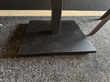 Bistrotisch Keramik-Metall, Bistrotisch taupe, Maße 80x80 cm