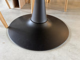 Bistrotisch rund Keramik-Metall, Bistrotisch taupe, Durchmesser 80 cm