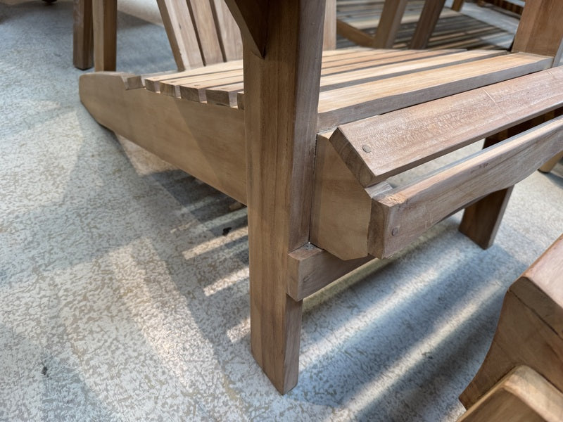 Gartensessel Teak, Gartensessel Adirondack Holz massiv