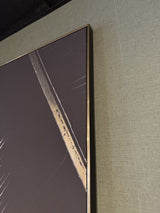 Wandbild schwarz-Gold, Bild schwarz-Gold, Breite 102 cm
