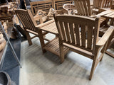 Gartensessel Teak 2er Set, Gartensessel Holz massiv