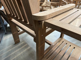Gartensessel Teak 2er Set, Gartensessel Holz massiv