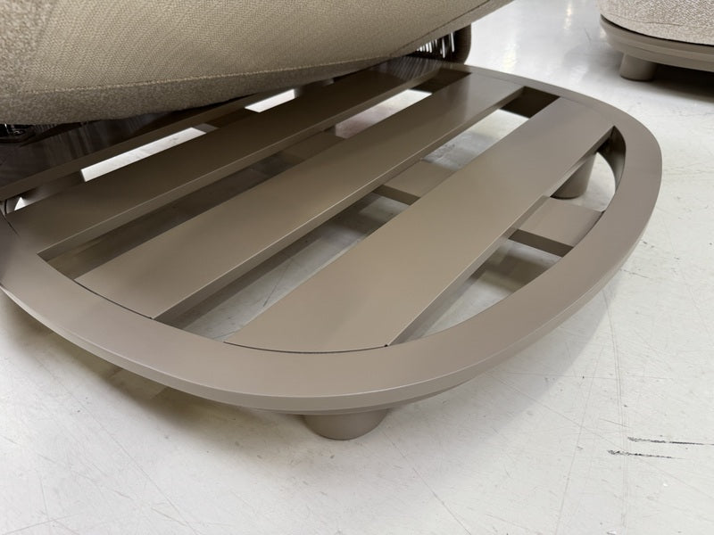 Gartensofa 3-Sitzer taupe, Breite 222 cm