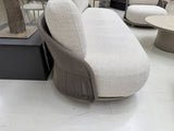 Gartensofa 3-Sitzer taupe, Breite 222 cm