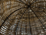 Hängelampe Rattan, Pendelleuchte Rattan, Durchmesser 50 cm