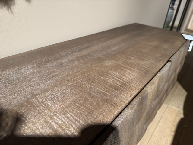 TV Schrank braun Holz, Fernsehschrank braun Holz, Breite 214 cm