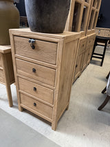 Kommode Naturholz, Schrank Altholz, Breite 55 cm