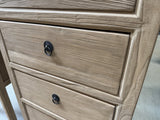 Kommode Naturholz, Schrank Altholz, Breite 55 cm