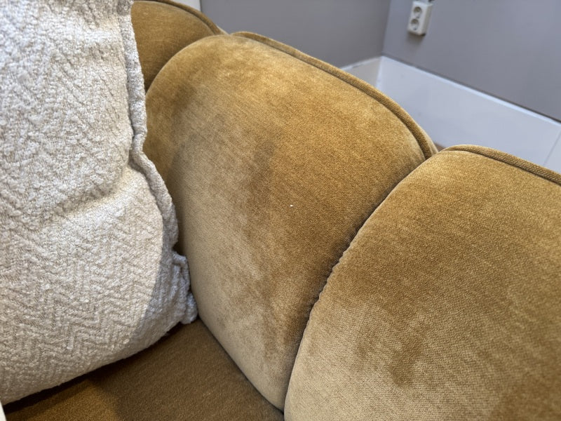 Sofa Senfgelb, 3 Sitzer Sofa gelb, Breite 220 cm