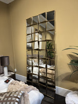Wall Mirror Gold Metal Frame, Antique Gold Mirror, Height 252 cm