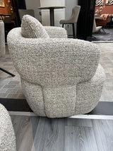 Sessel taupe-Sand, Sessel drehbar, Breite 80 cm