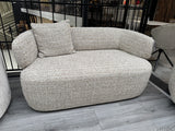 Sofa taupe-Sand, 2 Sitzer Sofa taupe, Breite 150 cm