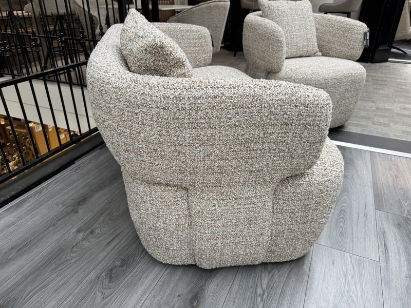 Sofa taupe-Sand, 2 Sitzer Sofa taupe, Breite 150 cm