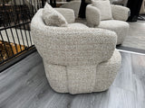 Sofa taupe-Sand, 2 Sitzer Sofa taupe, Breite 150 cm